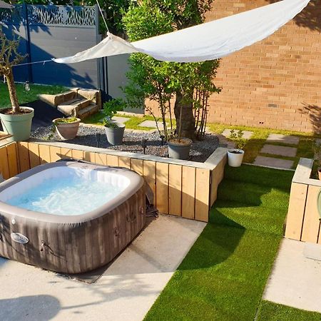 Gary Suite - Studio Cosy, Spa Et Jardin Privatif A 4 Min De Cambrai Awoingt Esterno foto