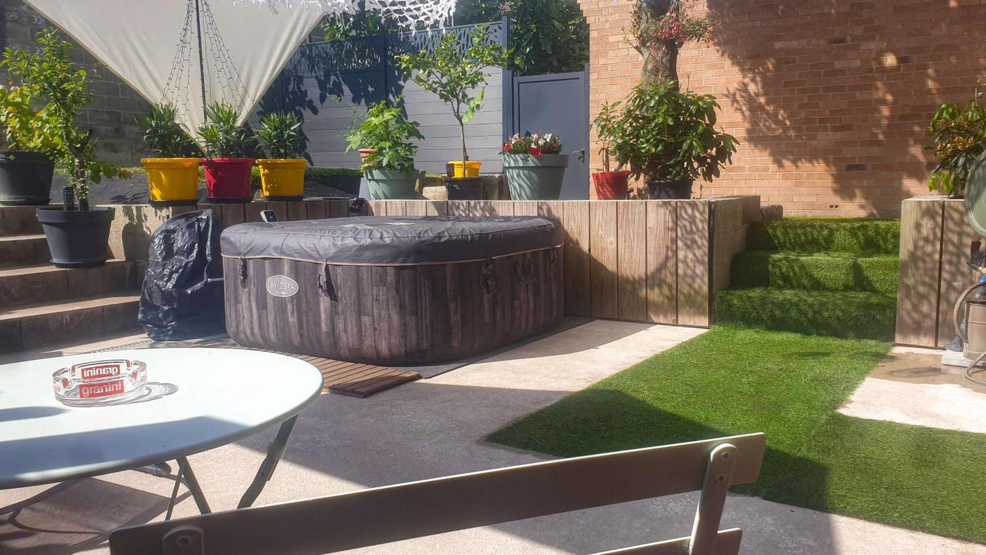 Gary Suite - Studio Cosy, Spa Et Jardin Privatif A 4 Min De Cambrai Awoingt Esterno foto