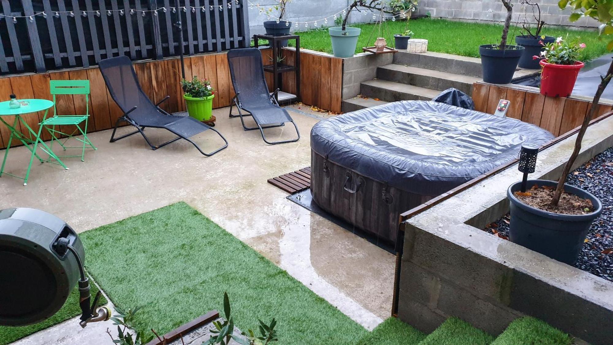 Gary Suite - Studio Cosy, Spa Et Jardin Privatif A 4 Min De Cambrai Awoingt Esterno foto